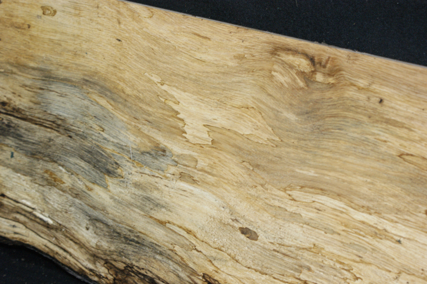 (98) SPALTED TURKEY OAK, 686 L x 265 W x 45 D mm RUSTIC HARDWOOD, CRAFTS, SHELVING