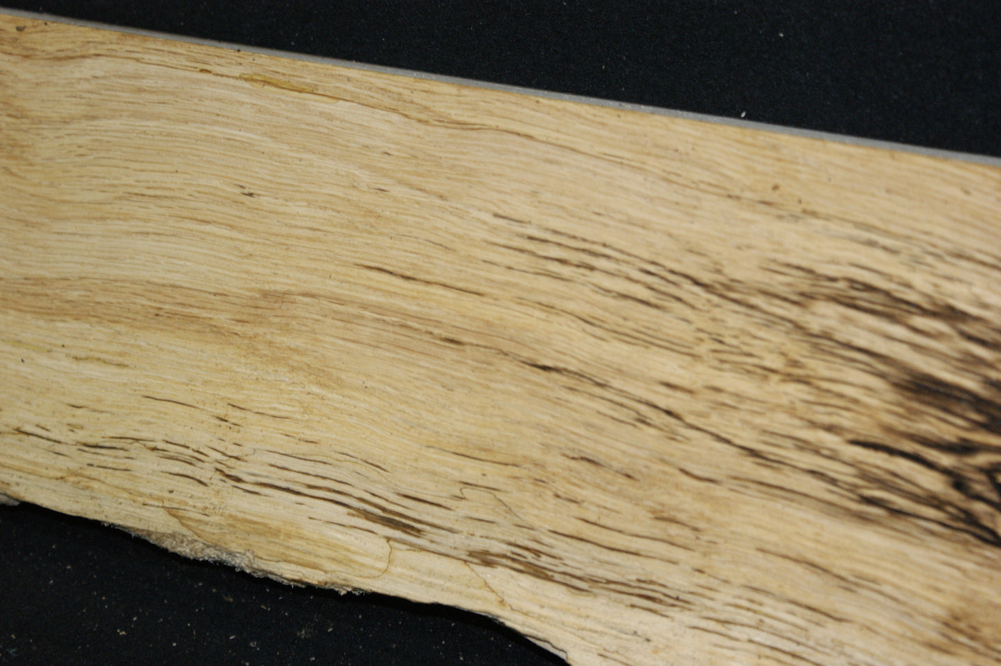 (100) SPALTED TURKEY OAK, 730 L x 187 W x 45 D mm RUSTIC HARDWOOD, CRAFTS, SHELVING