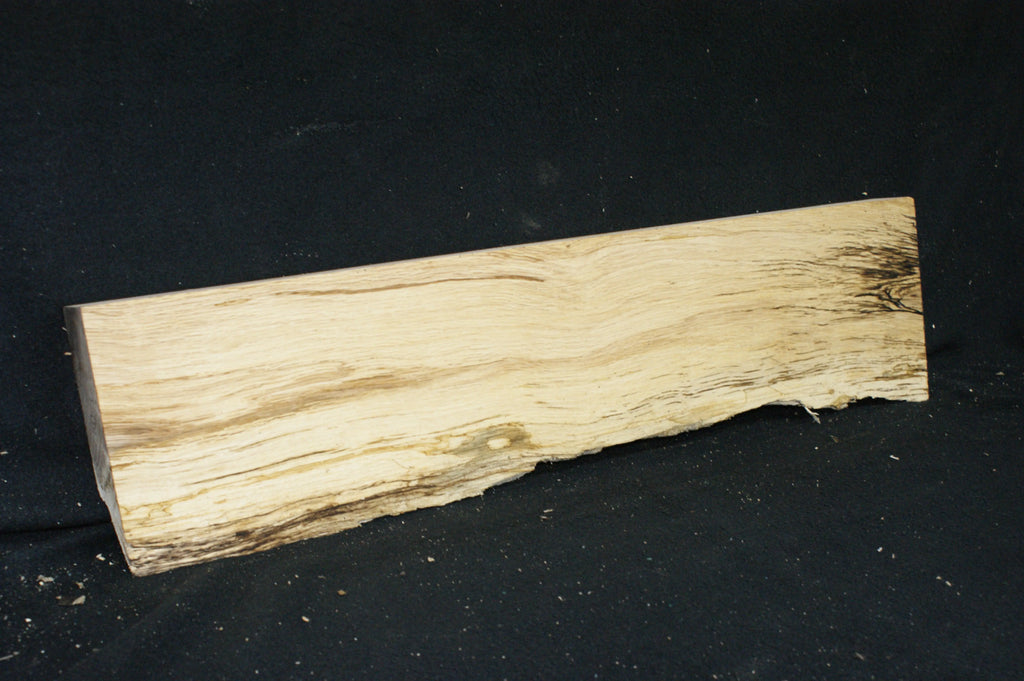 (100) SPALTED TURKEY OAK, 730 L x 187 W x 45 D mm RUSTIC HARDWOOD, CRAFTS, SHELVING oak & burr oak