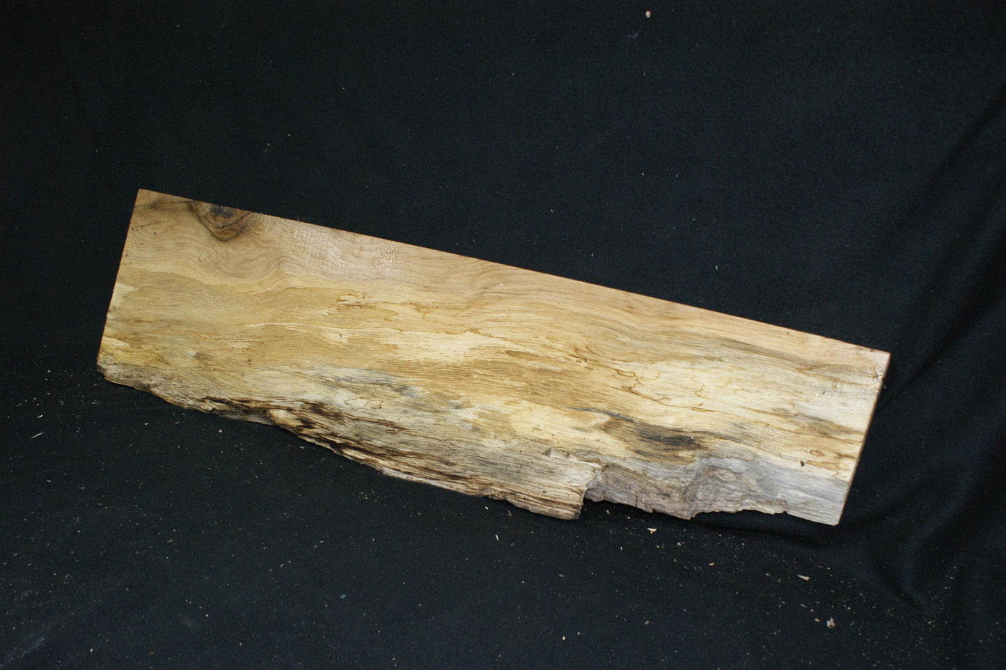 (101) SPALTED TURKEY OAK, 996 L x 275 W x 45 D mm RUSTIC HARDWOOD, CRAFTS, SHELVING