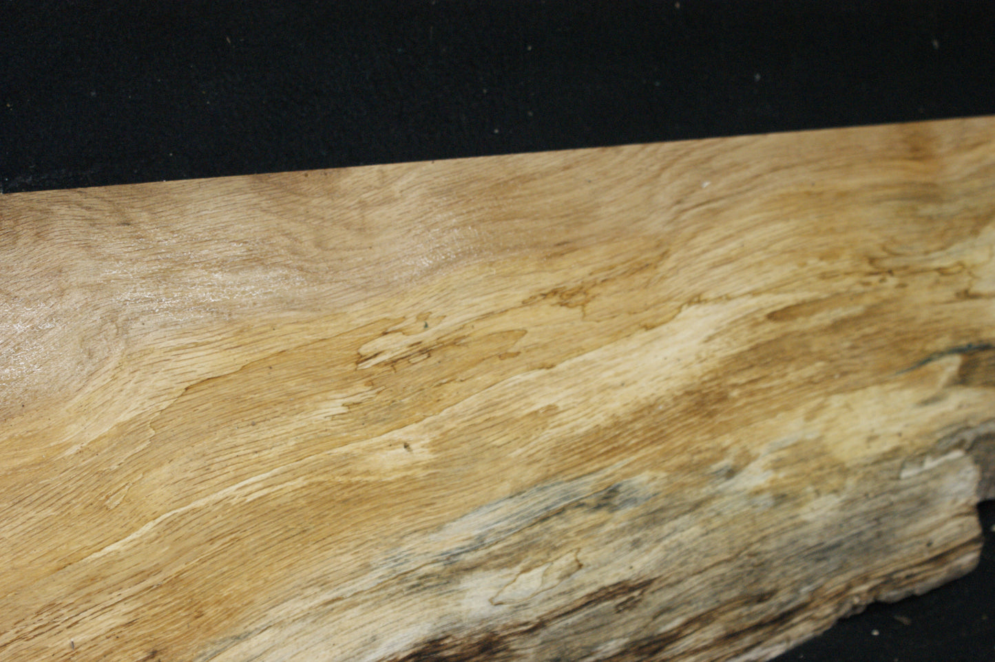 (101) SPALTED TURKEY OAK, 996 L x 275 W x 45 D mm RUSTIC HARDWOOD, CRAFTS, SHELVING