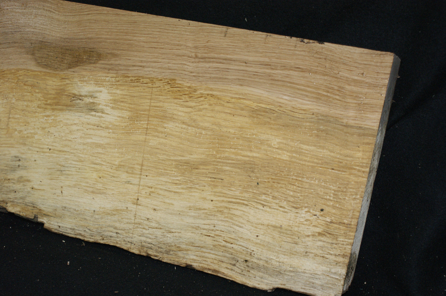 (102) SPALTED TURKEY OAK, 1015 L x 288 W x 45 D mm RUSTIC HARDWOOD, CRAFTS, SHELVING