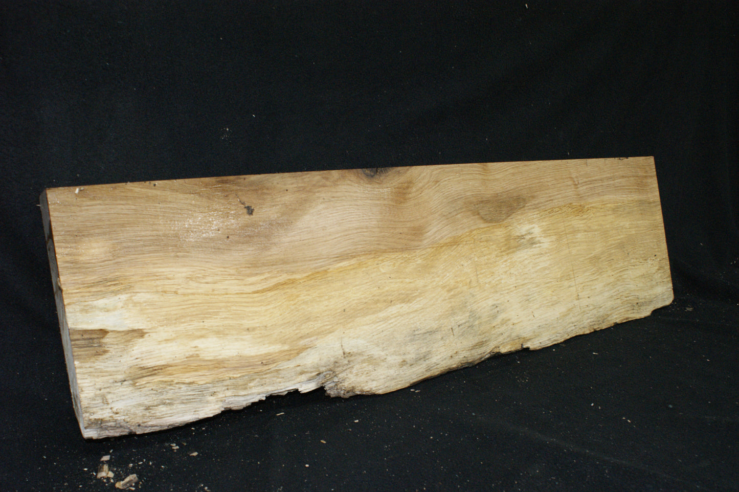 (102) SPALTED TURKEY OAK, 1015 L x 288 W x 45 D mm RUSTIC HARDWOOD, CRAFTS, SHELVING