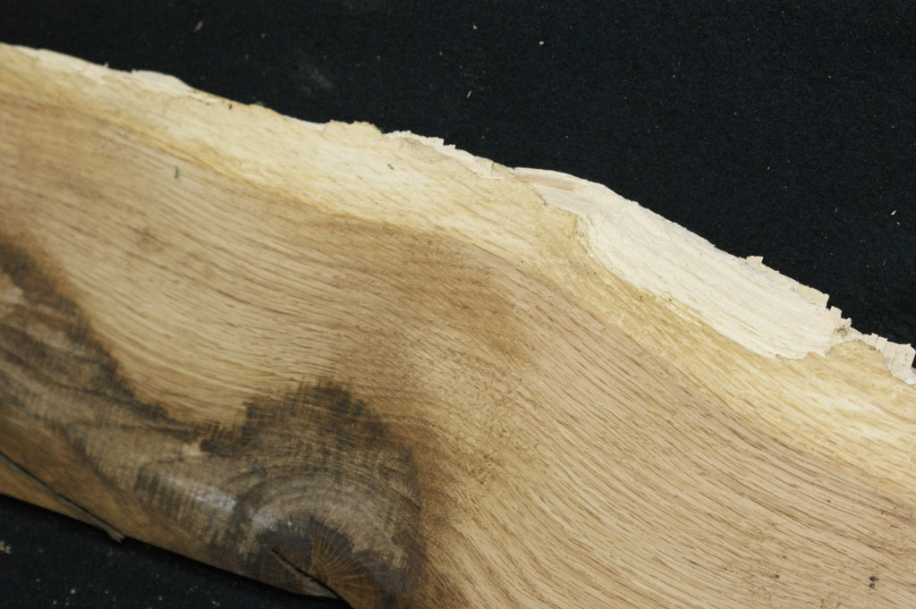 (93) SPALTED TURKEY OAK, 765 L x 182 W x 45 D mm RUSTIC HARDWOOD, CRAFTS, SHELVING Oak & Burr Oak