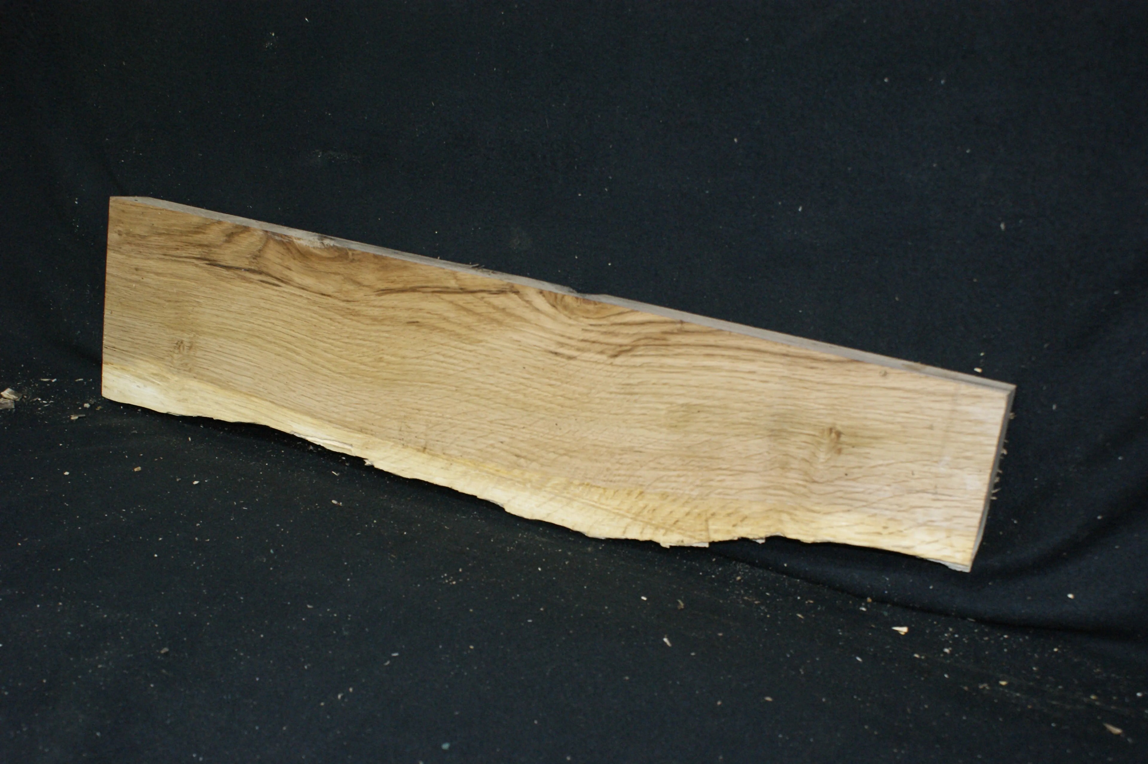 (93) SPALTED TURKEY OAK, 765 L x 182 W x 45 D mm RUSTIC HARDWOOD, CRAFTS, SHELVING Oak & Burr Oak