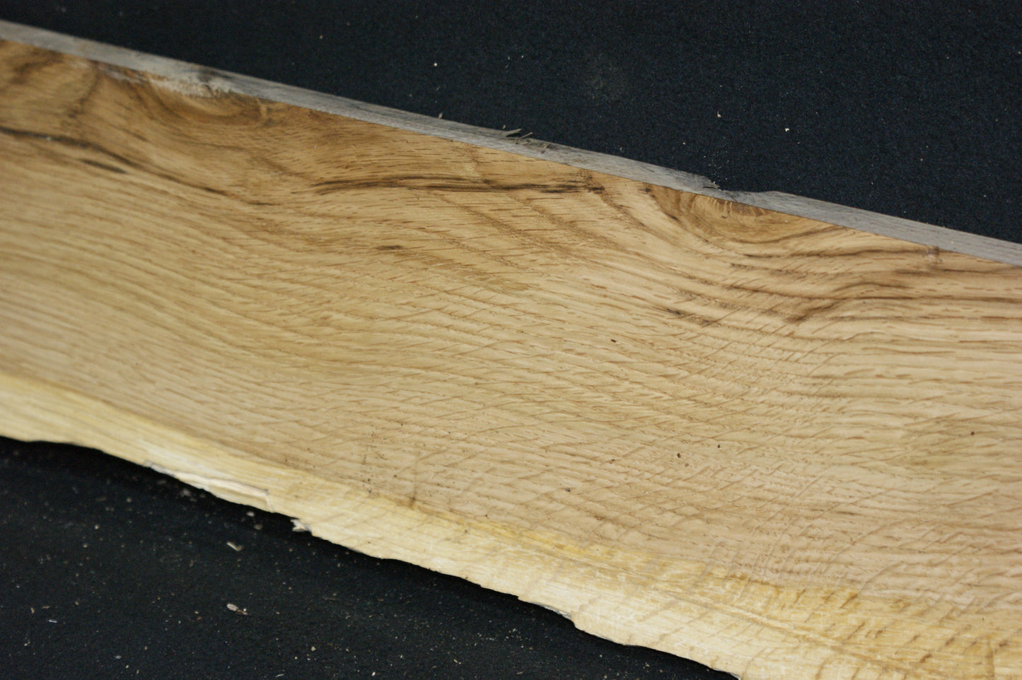 (93) SPALTED TURKEY OAK, 765 L x 182 W x 45 D mm RUSTIC HARDWOOD, CRAFTS, SHELVING