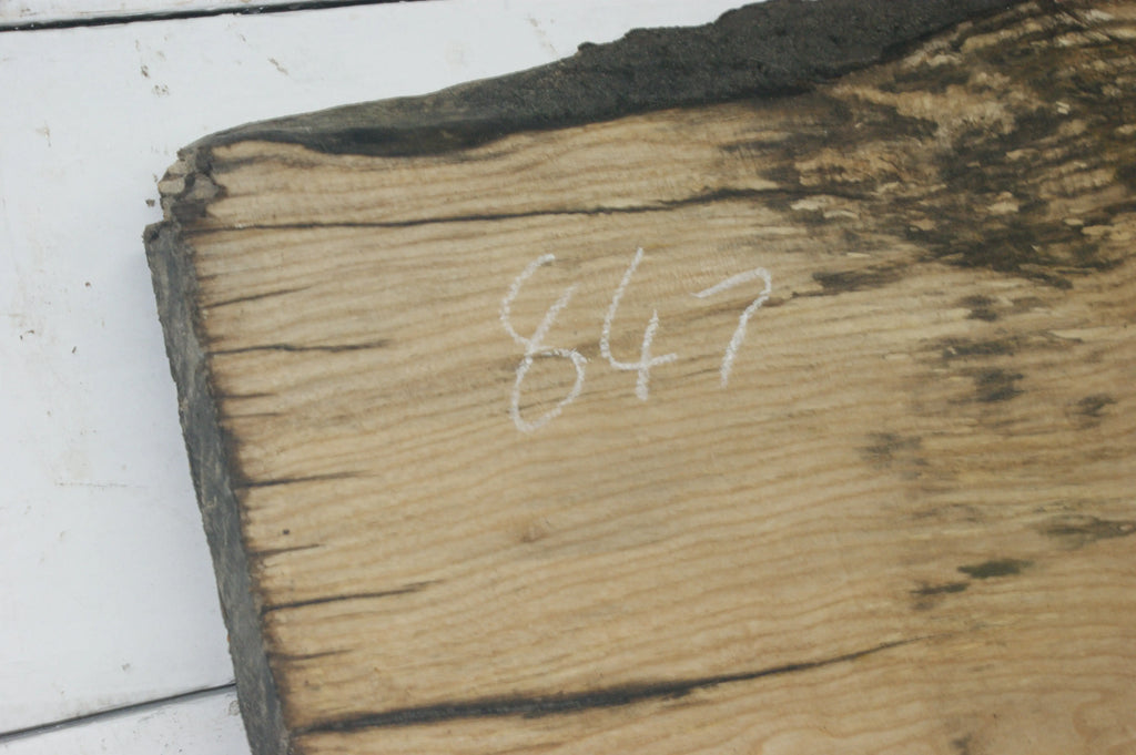 English Ash hardwood board 1120 L x 455 W x 30 D       (847) Ash