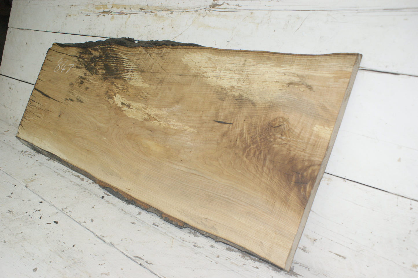 English Ash hardwood board 1120 L x 455 W x 30 D       (847)