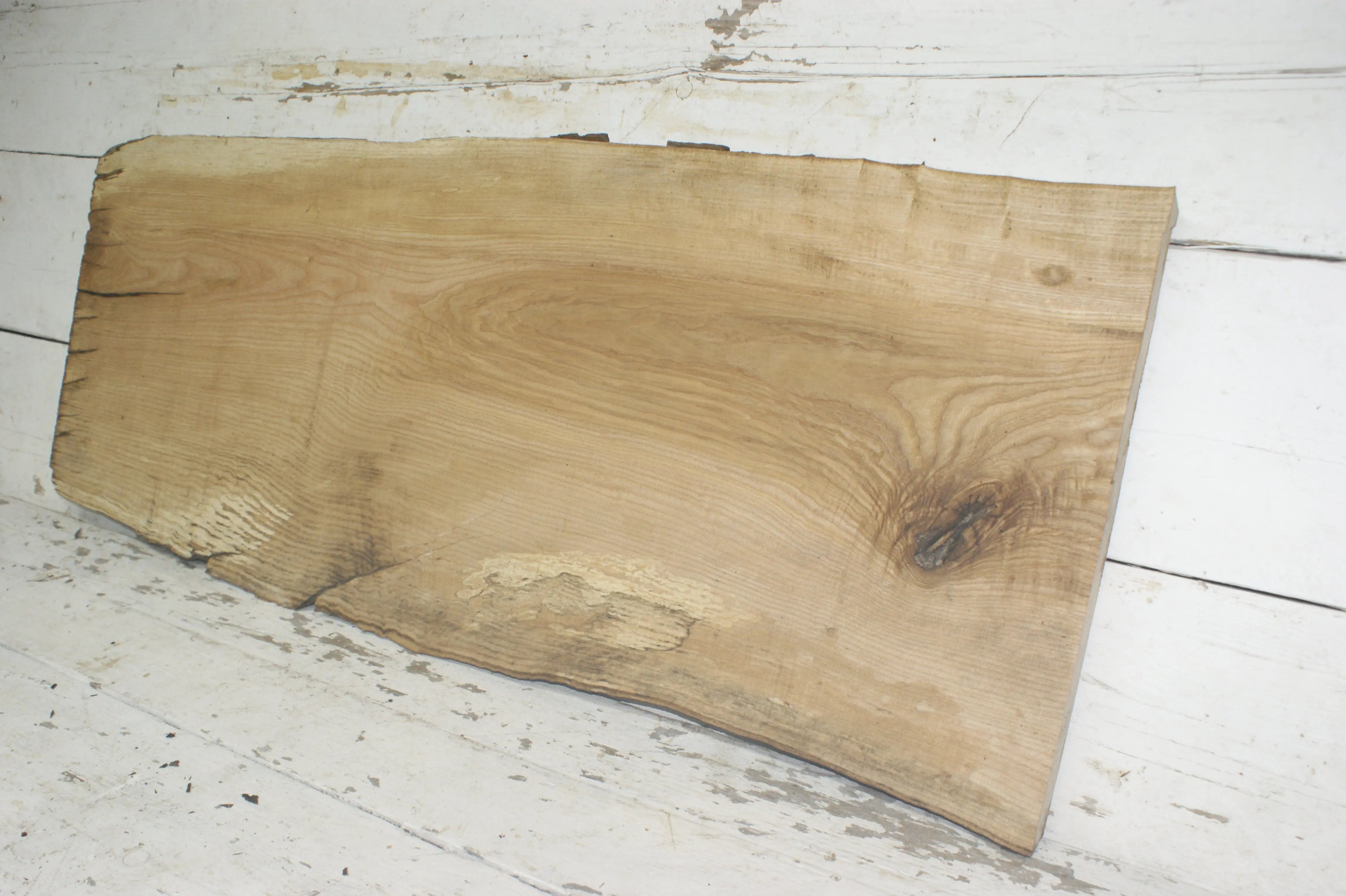 English Ash hardwood board 1120 L x 455 W x 30 D       (847) Ash