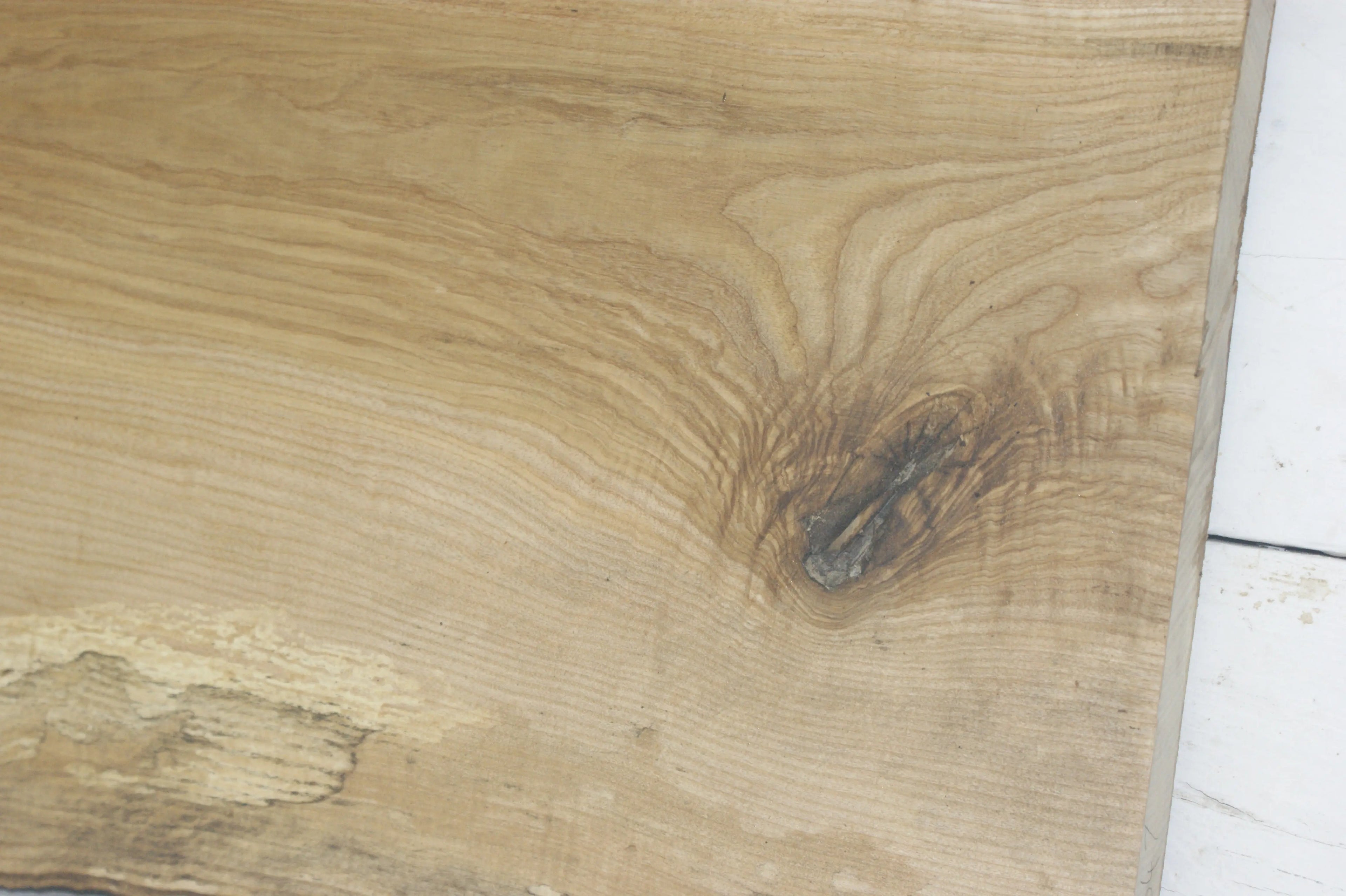 English Ash hardwood board 1120 L x 455 W x 30 D       (847) Ash
