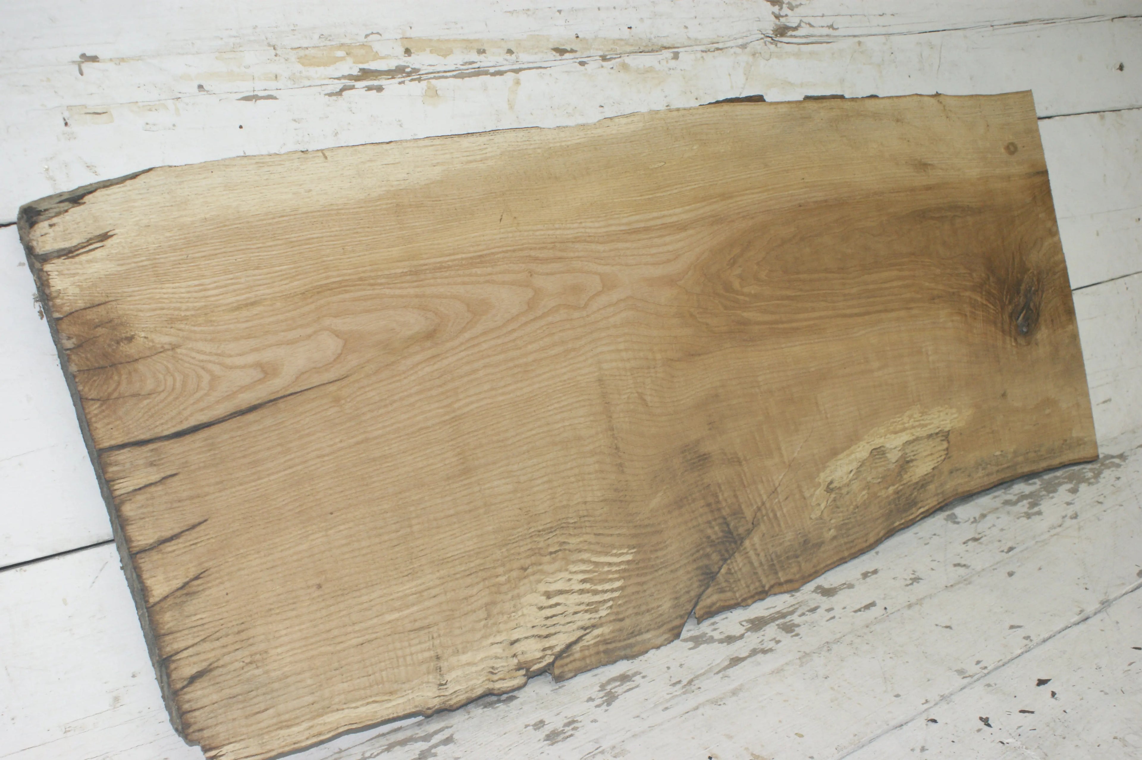 English Ash hardwood board 1120 L x 455 W x 30 D       (847) Ash