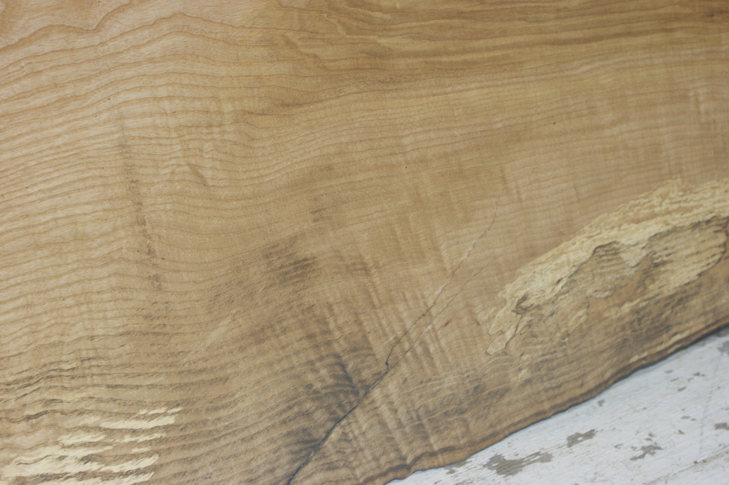 English Ash hardwood board 1120 L x 455 W x 30 D       (847)