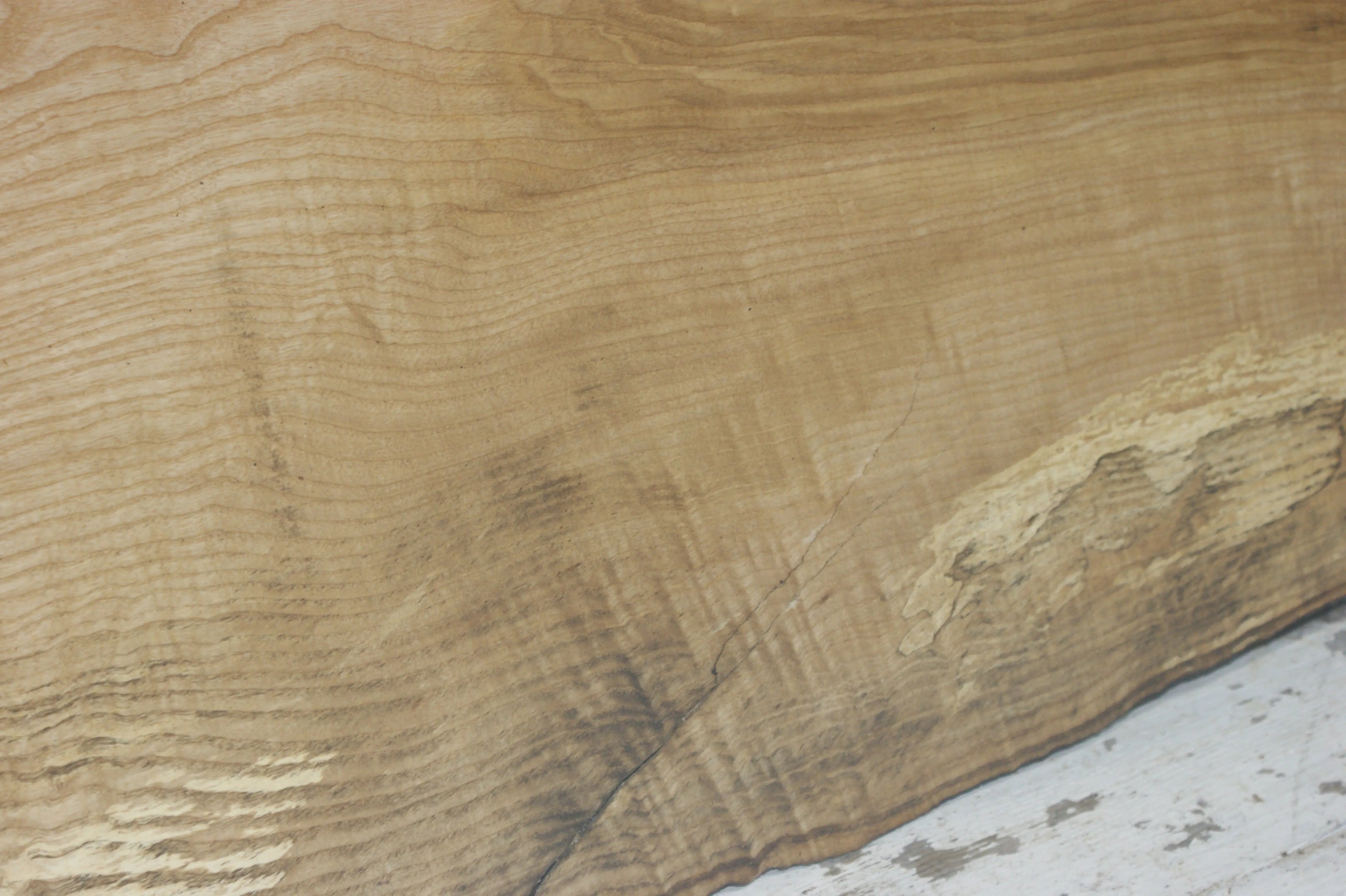 English Ash hardwood board 1120 L x 455 W x 30 D       (847) Ash