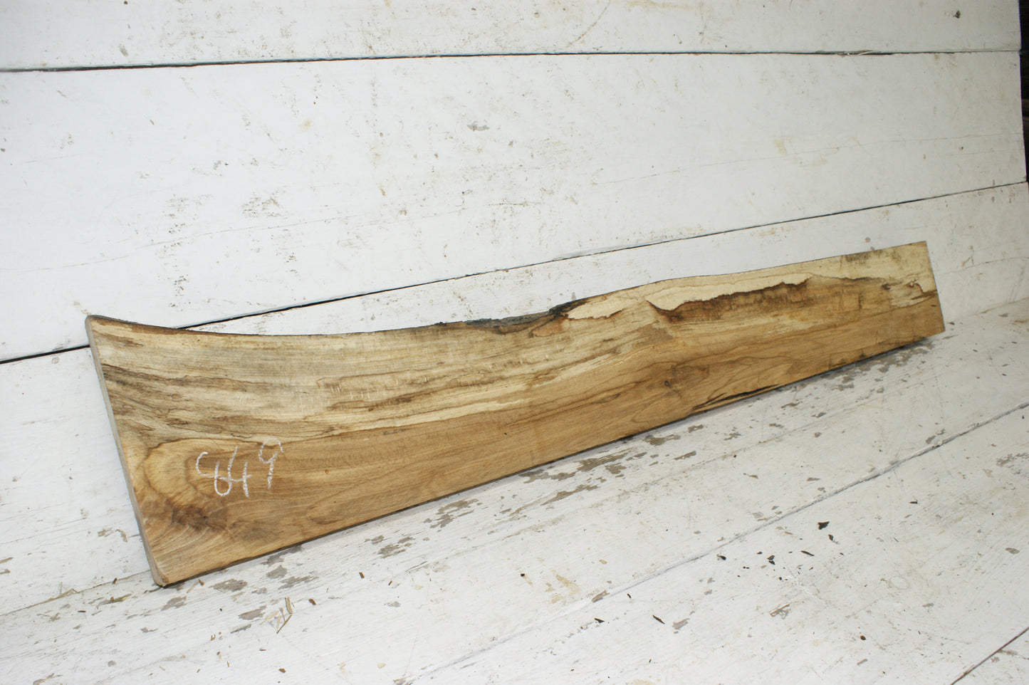 Spalted Beech 1130 L x 221 W x 37 D (mm)    (849)