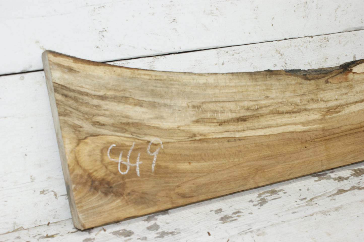 Spalted Beech 1130 L x 221 W x 37 D (mm)    (849)