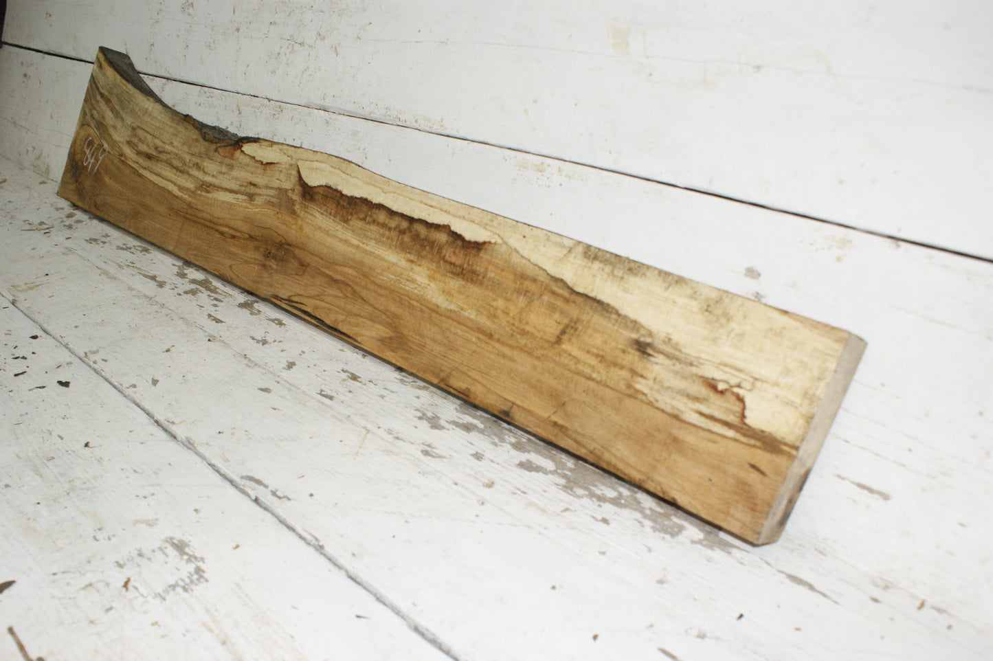 Spalted Beech 1130 L x 221 W x 37 D (mm)    (849)