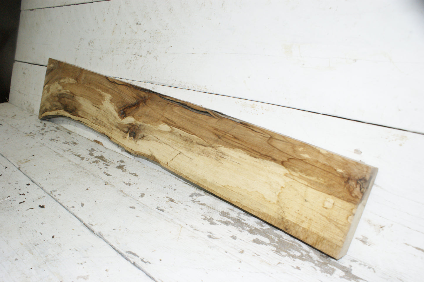 Spalted Beech 1130 L x 221 W x 37 D (mm)    (849)