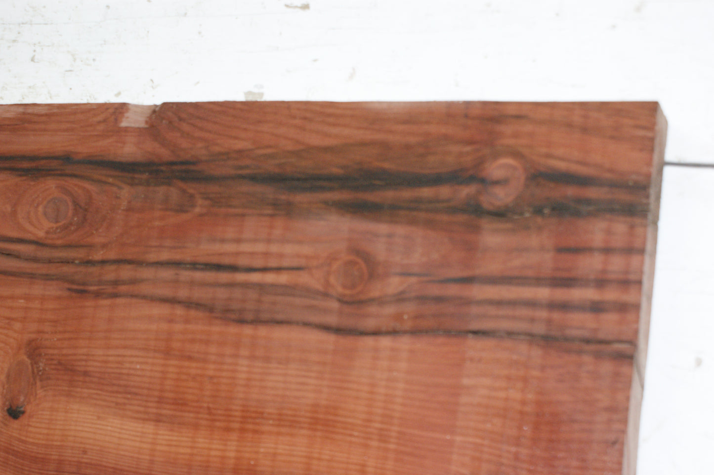 WIDE, RED CEDAR PLANK, BOARD.  1425 L x 463 W x 47 D (mm)  (927)