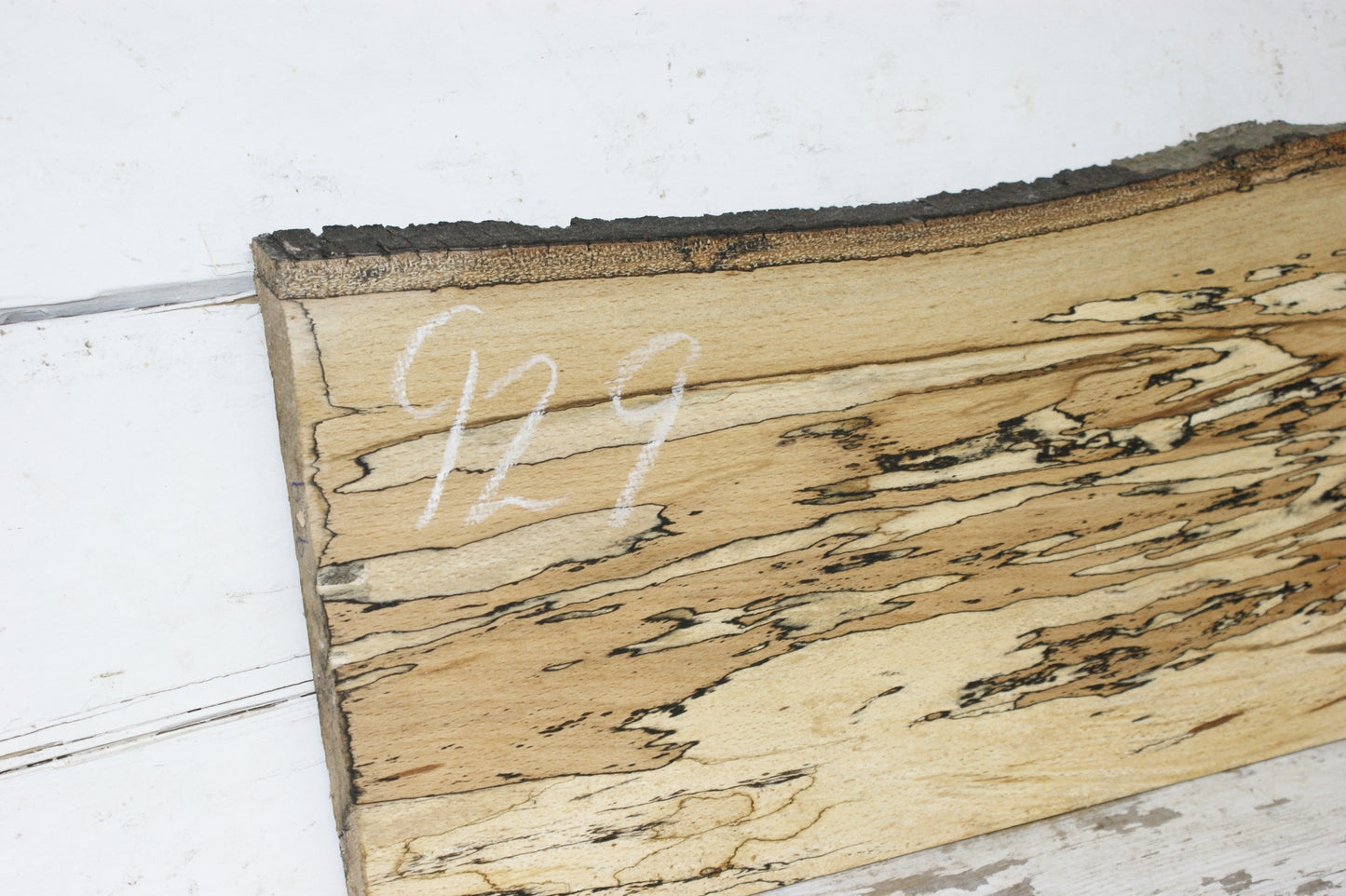 Spalted beech tone wood, craft wood 1177 L x 260 W x 15 D (mm)    (929)