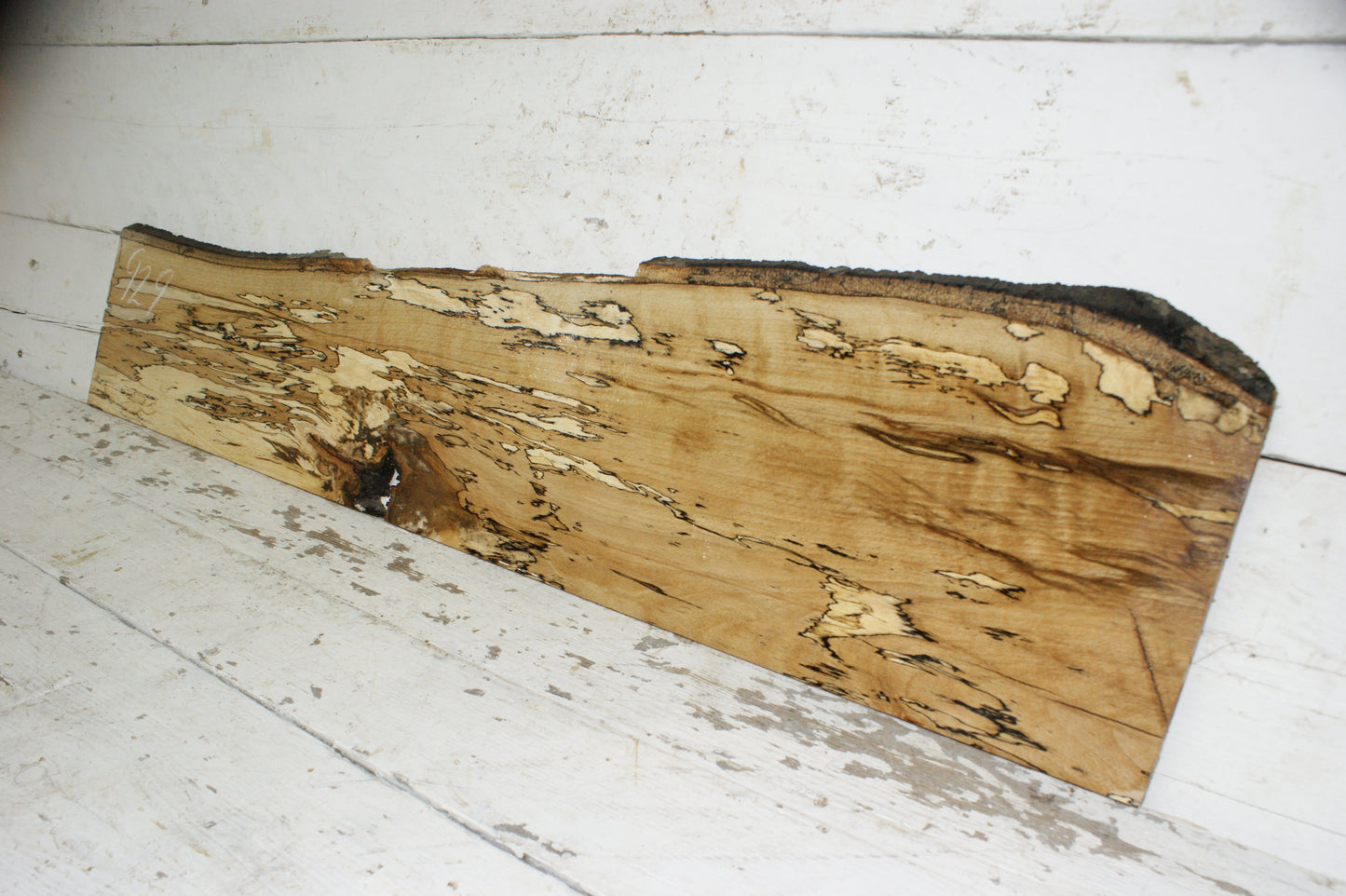 Spalted beech tone wood, craft wood 1177 L x 260 W x 15 D (mm)    (929)