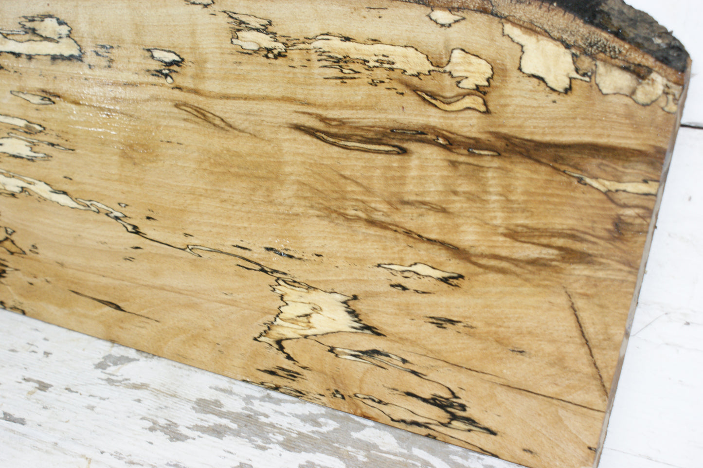 Spalted beech tone wood, craft wood 1177 L x 260 W x 15 D (mm)    (929)