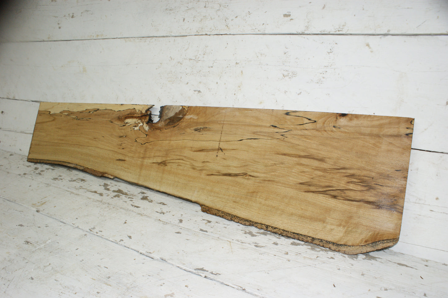 Spalted beech tone wood, craft wood 1177 L x 260 W x 15 D (mm)    (929)