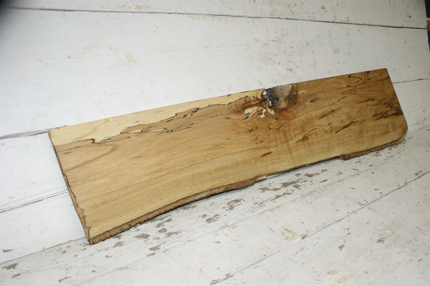 Spalted beech tone wood, craft wood 1177 L x 260 W x 15 D (mm)    (929)