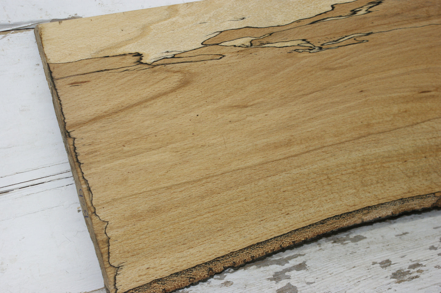 Spalted beech tone wood, craft wood 1177 L x 260 W x 15 D (mm)    (929)