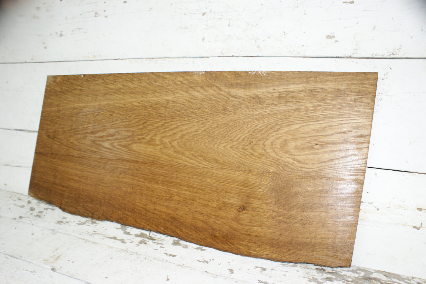 BROWN OAK HARDWOOD PLANK, CRAFTS, SHELVING  903 L x 393 W x 18 D mm (934)