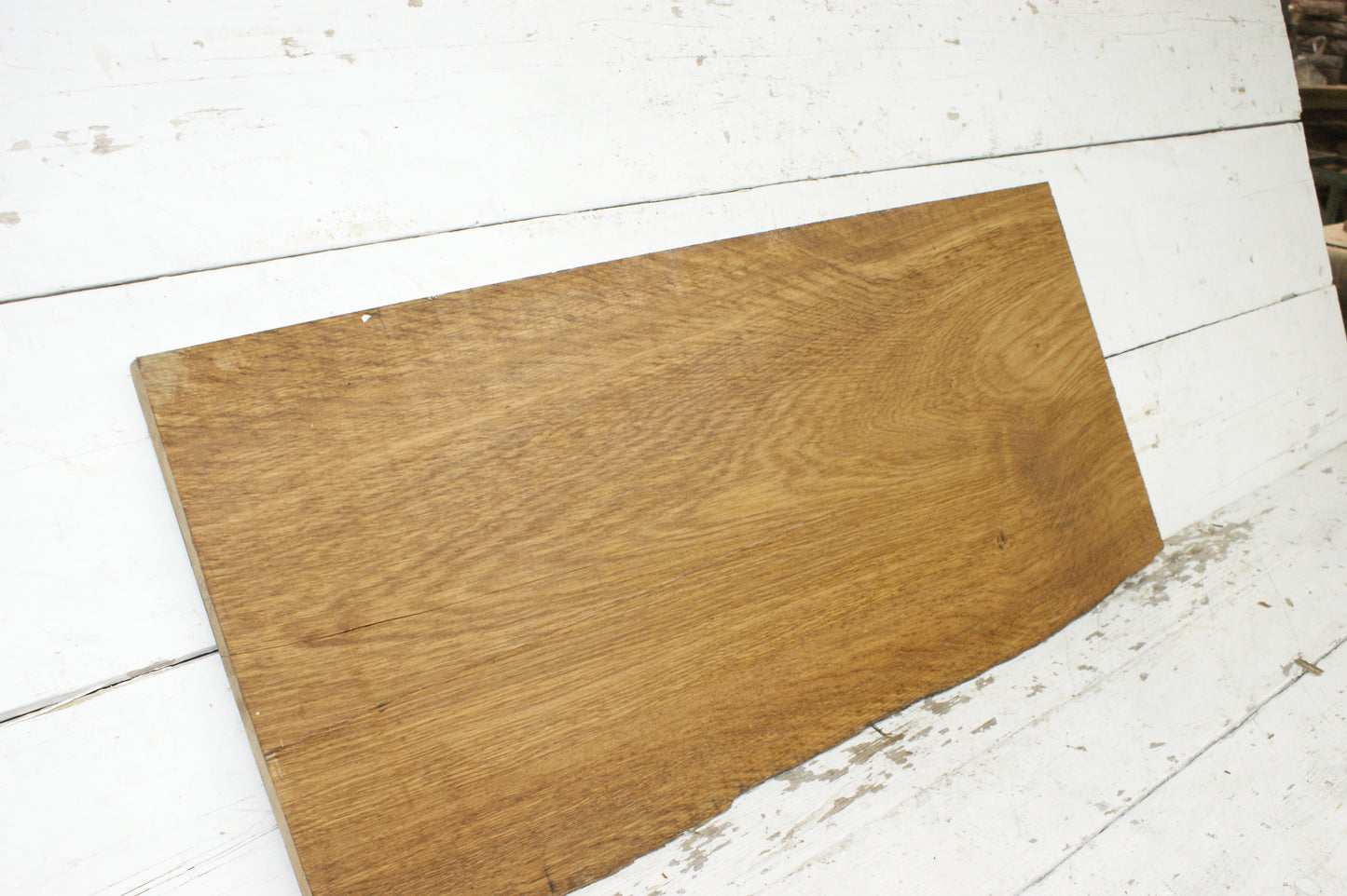 BROWN OAK HARDWOOD PLANK, CRAFTS, SHELVING  903 L x 393 W x 18 D mm (934)