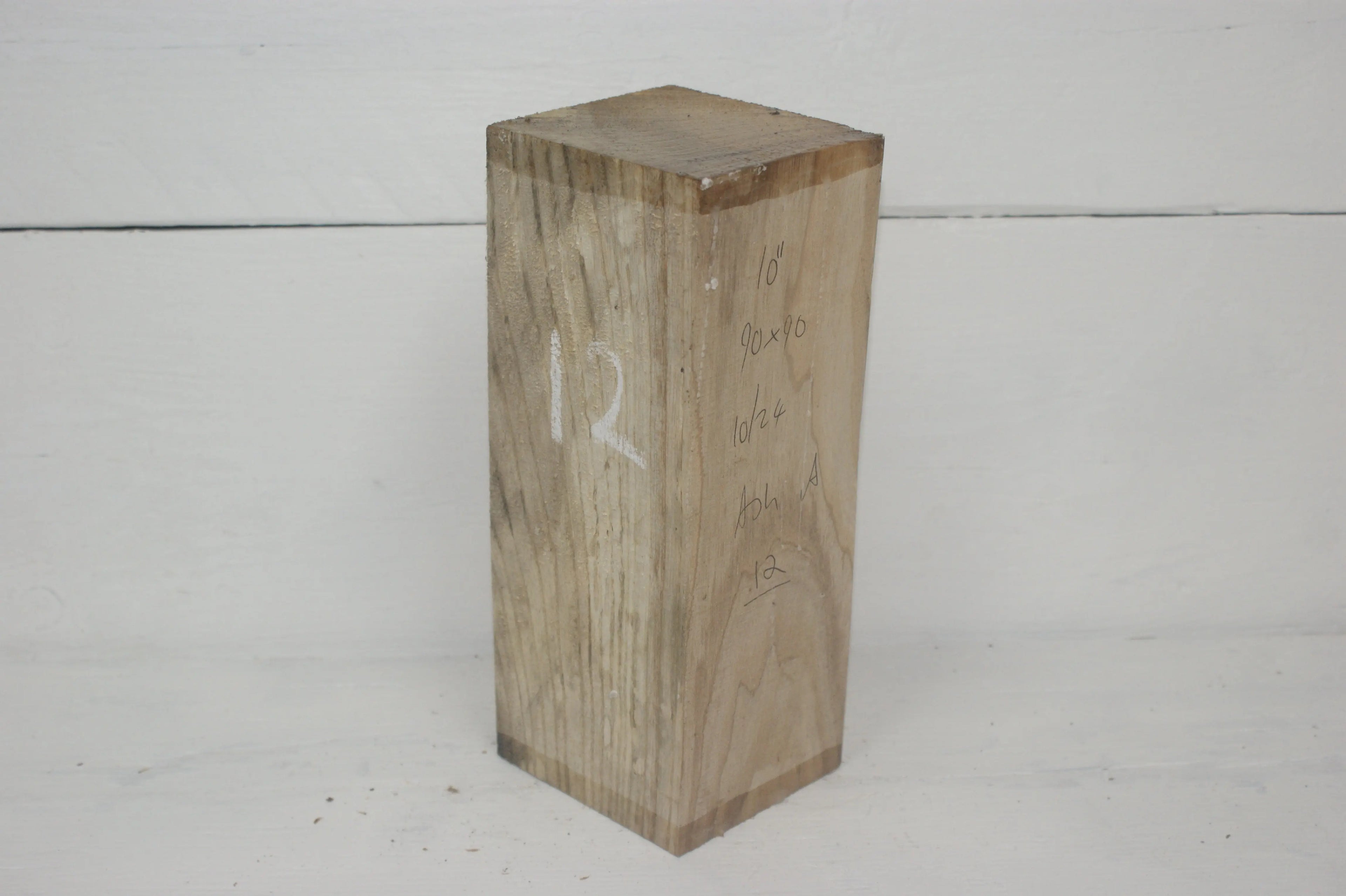 Ash 254 x 90 mm A Grade wood turning blank  (012) Wood Turning Blanks A, B & C Grade