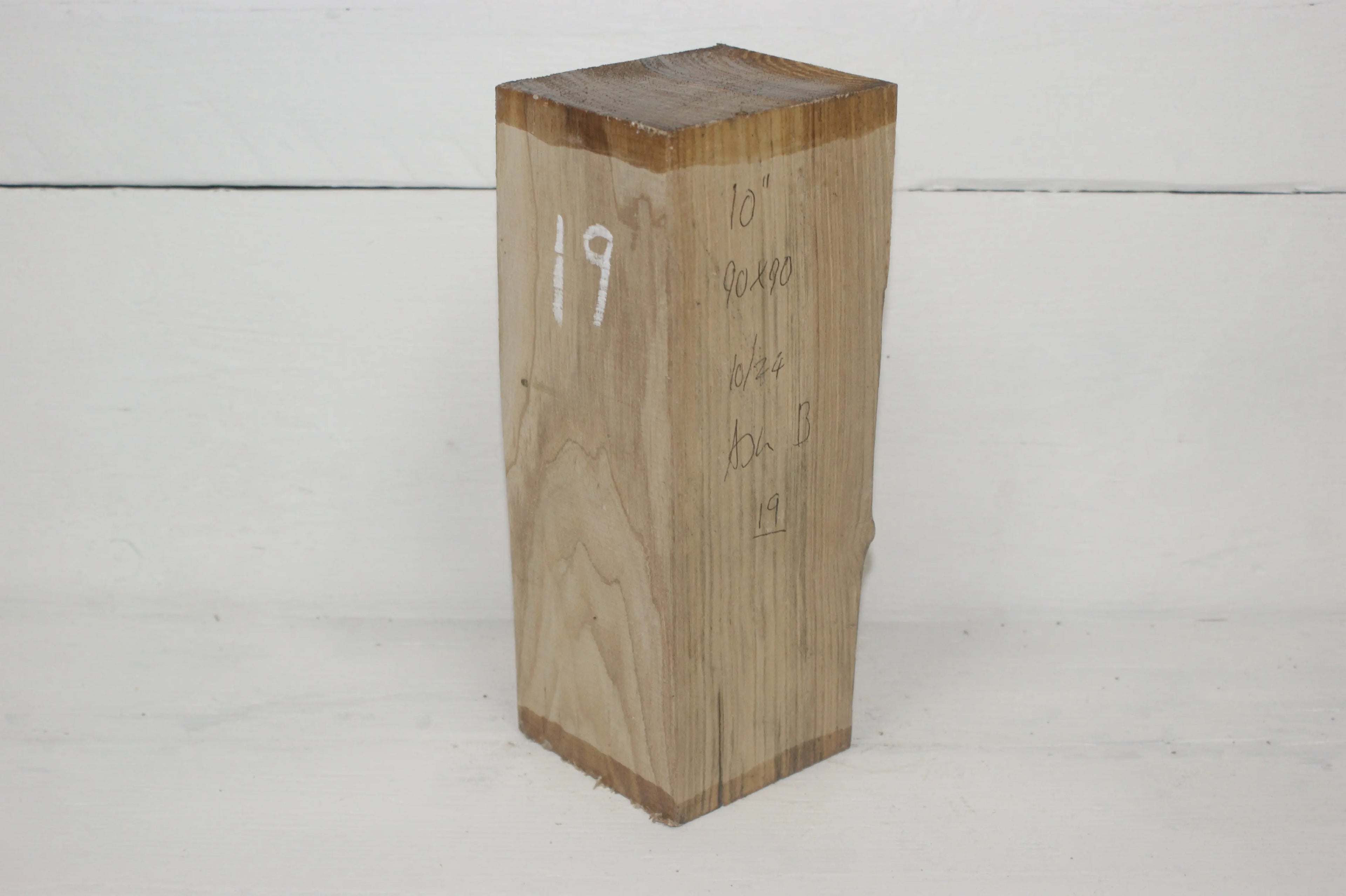 Ash 254 x 90 mm B Grade wood turning blank  (019) Wood Turning Blanks A, B & C Grade