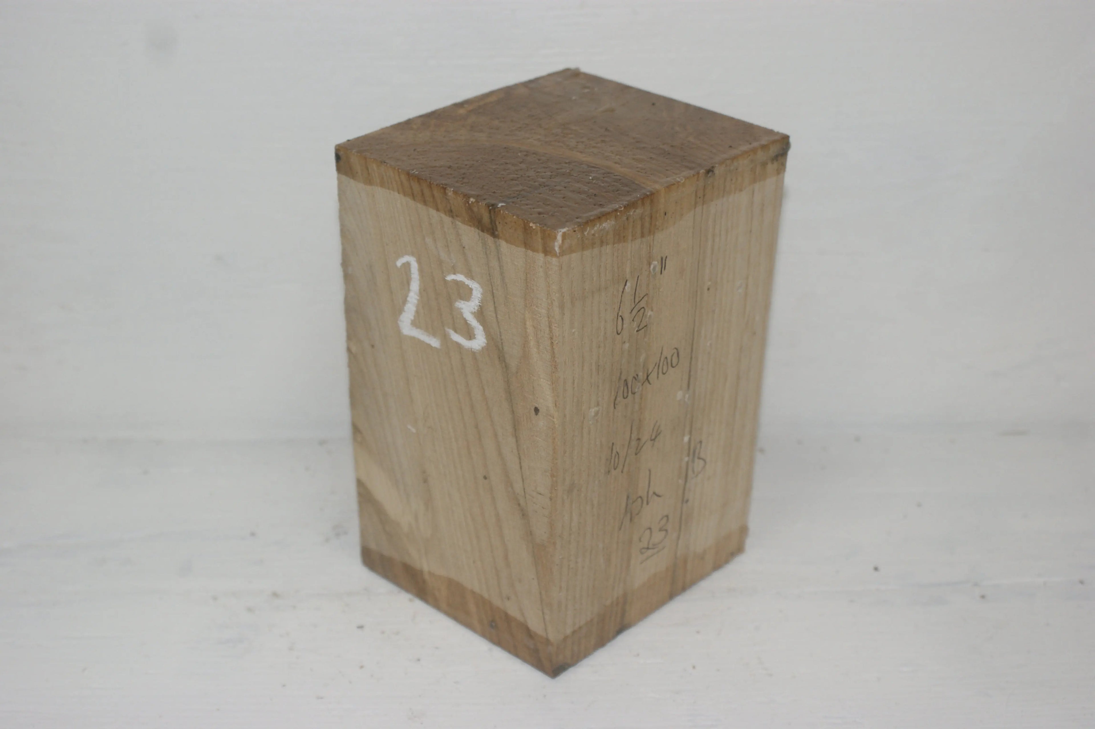 Ash 165 x 100 mm B Grade wood turning blank  (023) Wood Turning Blanks A, B & C Grade