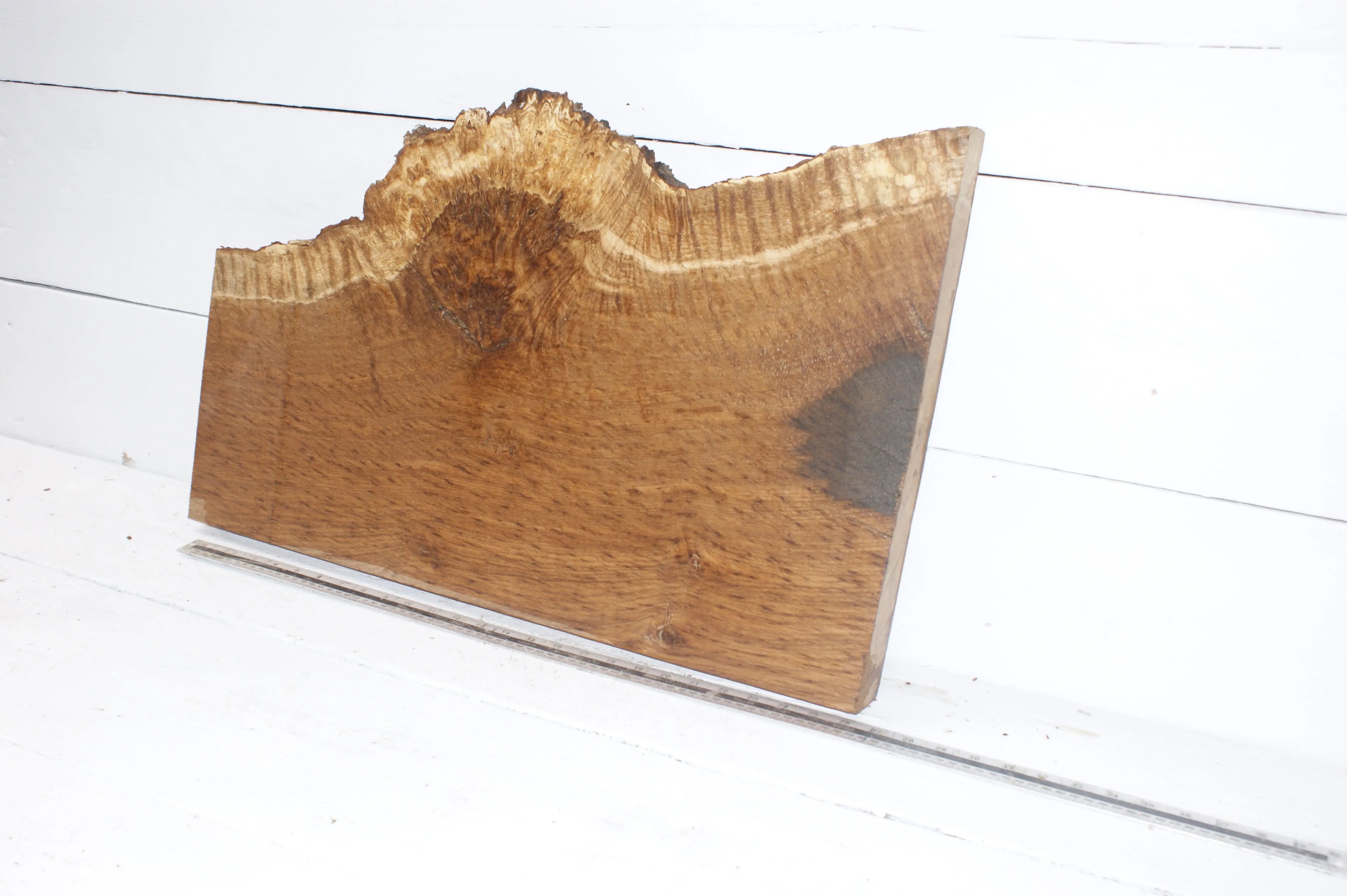 Burr Brown Oak 703 L x 449 - 270 W  x 51 D mm            (110) Oak & Burr Oak