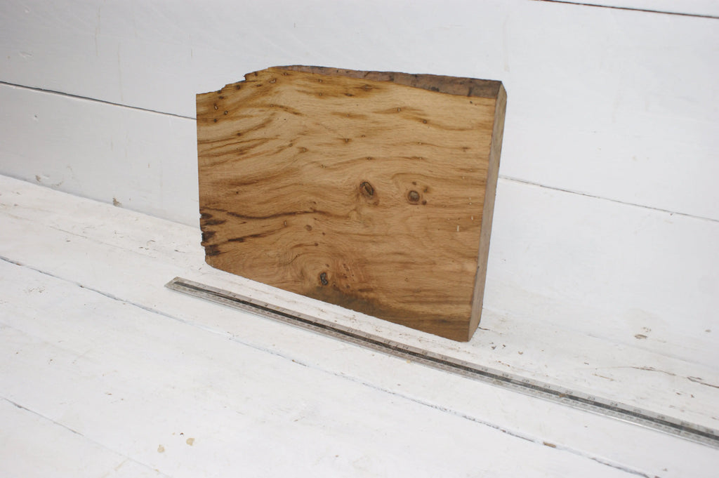 Oak   415 L x 330-260 W x 47 D mm (130) Oak & Burr Oak