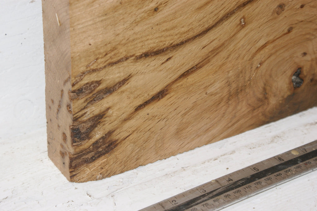 Oak   415 L x 330-260 W x 47 D mm (130) Oak & Burr Oak
