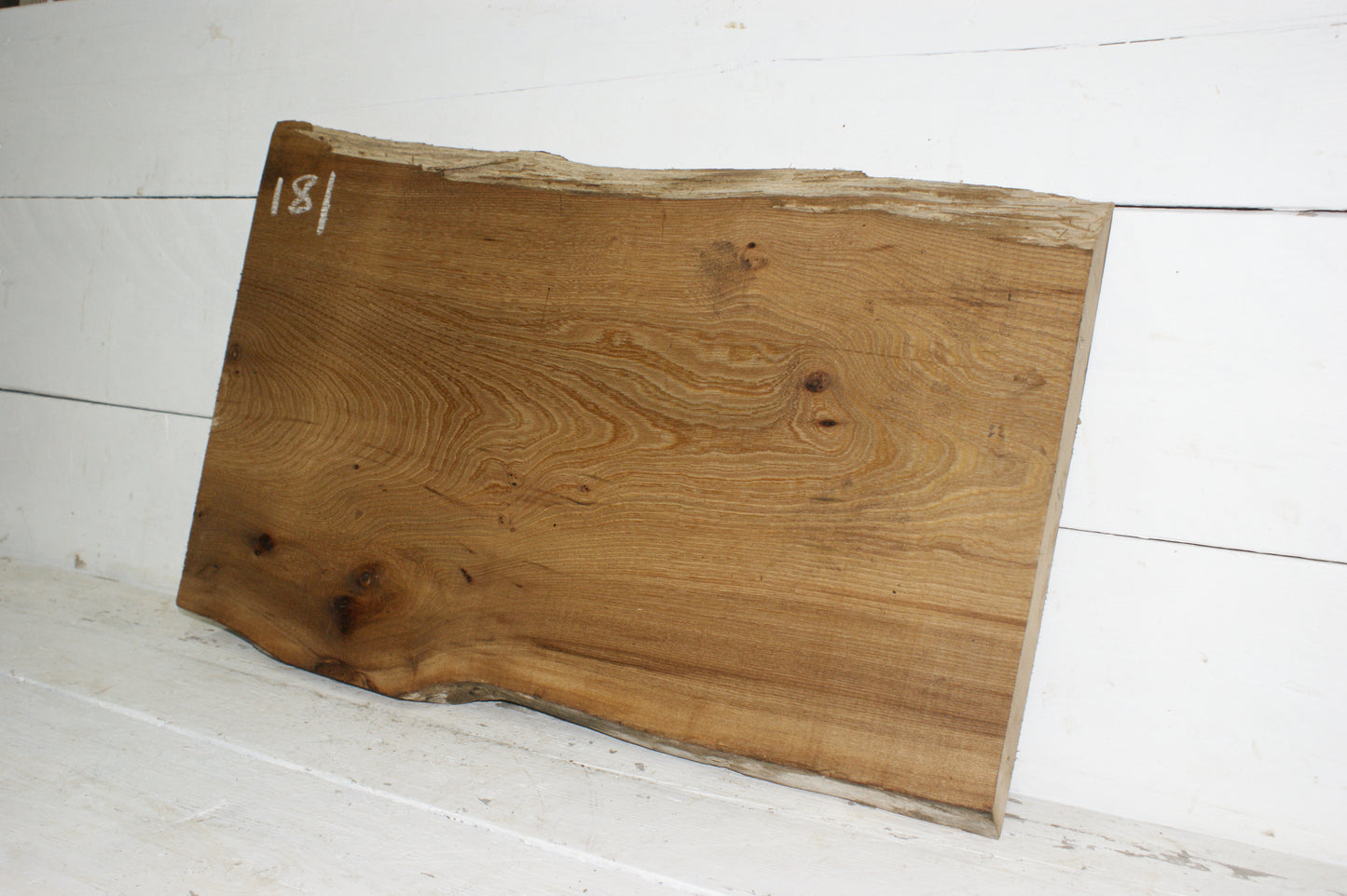 (181) AIR DRIED ELM BOARD, HARDWOOD