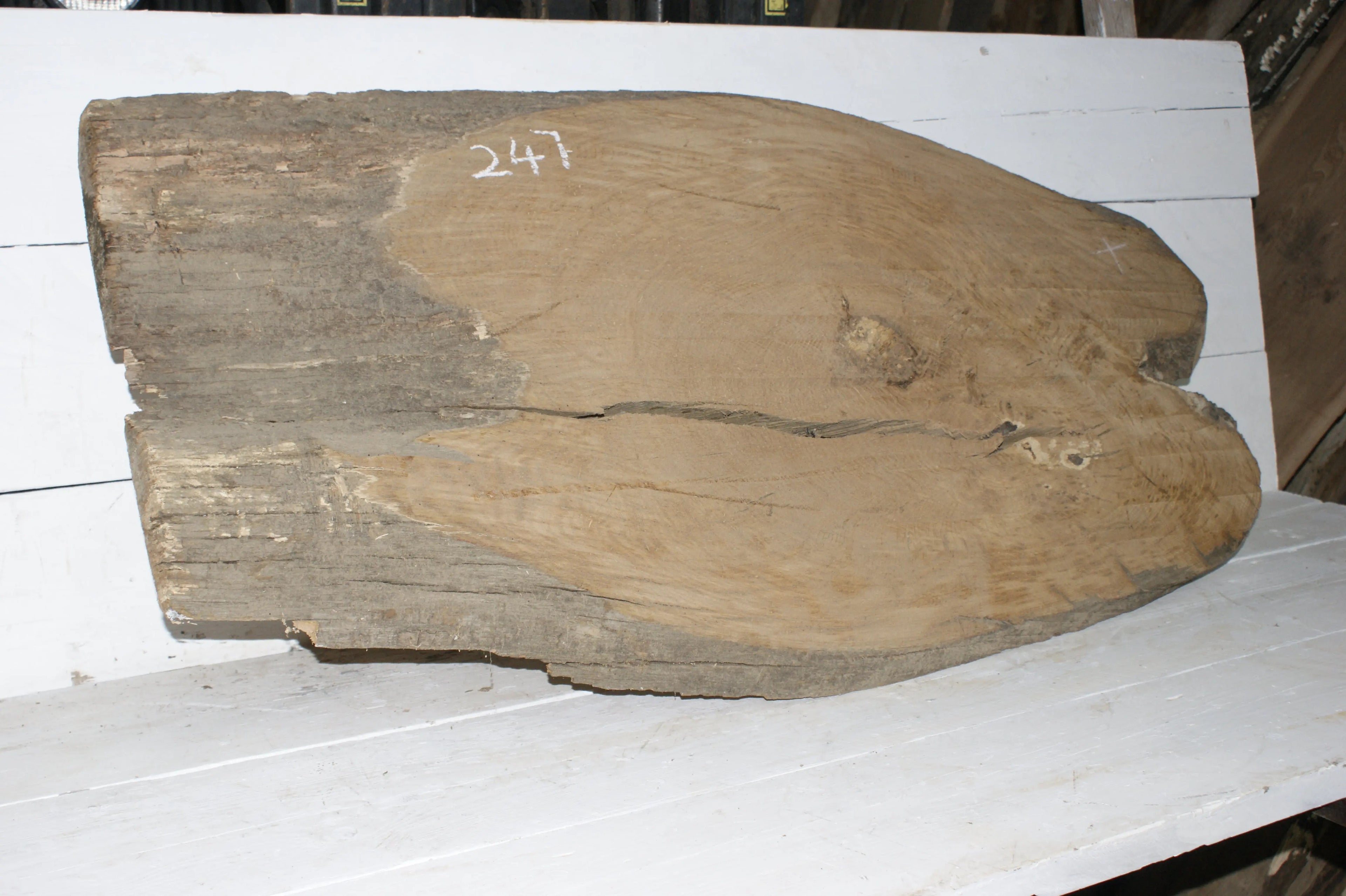 Oak Old rustic oak resin table project (247) Oak & Burr Oak