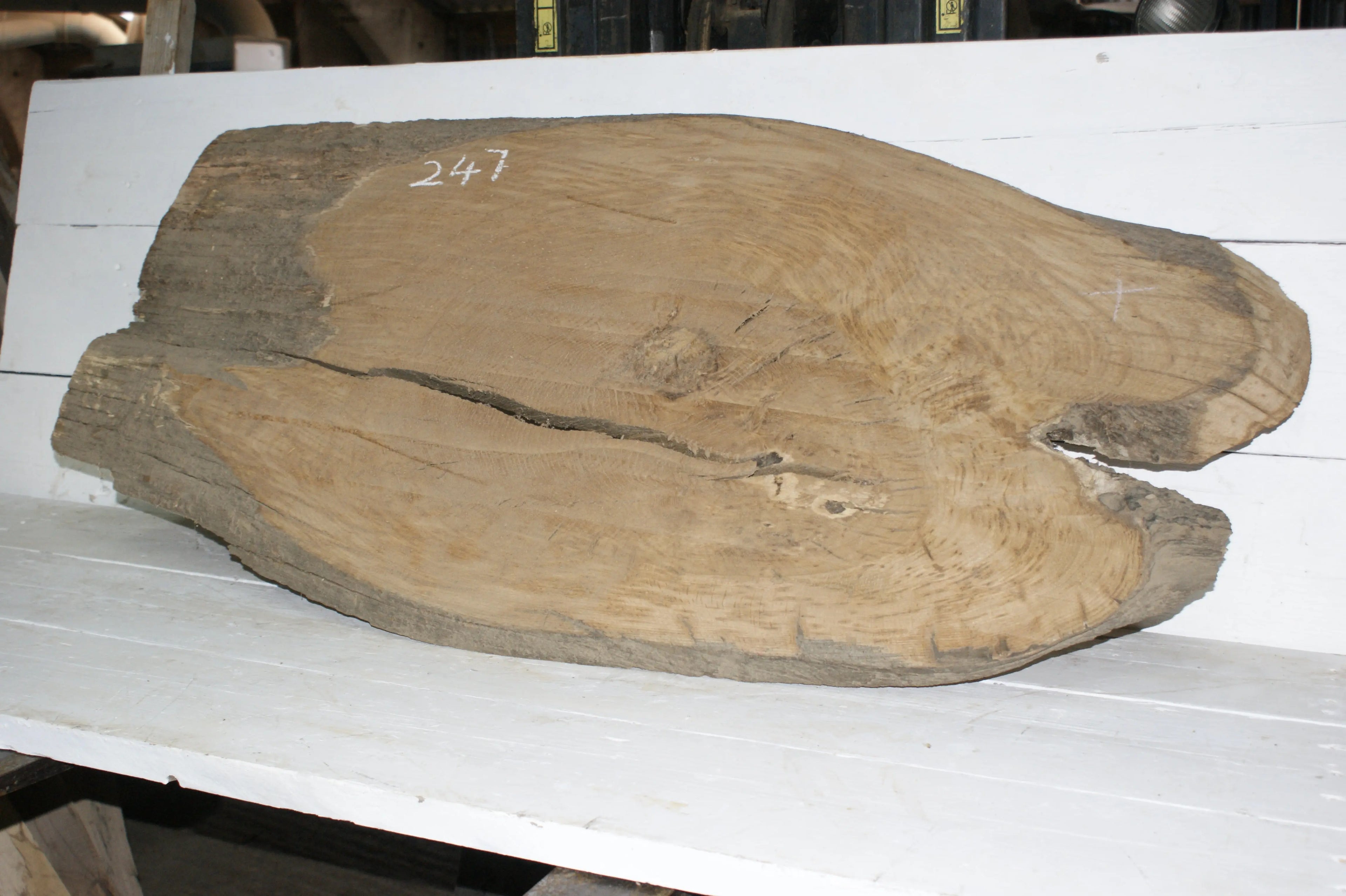 Oak Old rustic oak resin table project (247) Oak & Burr Oak