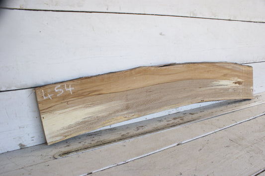 (454) SPALTED BEECH, HARDWOOD 1037 L x 194 - 184 W x 27 D (mm)