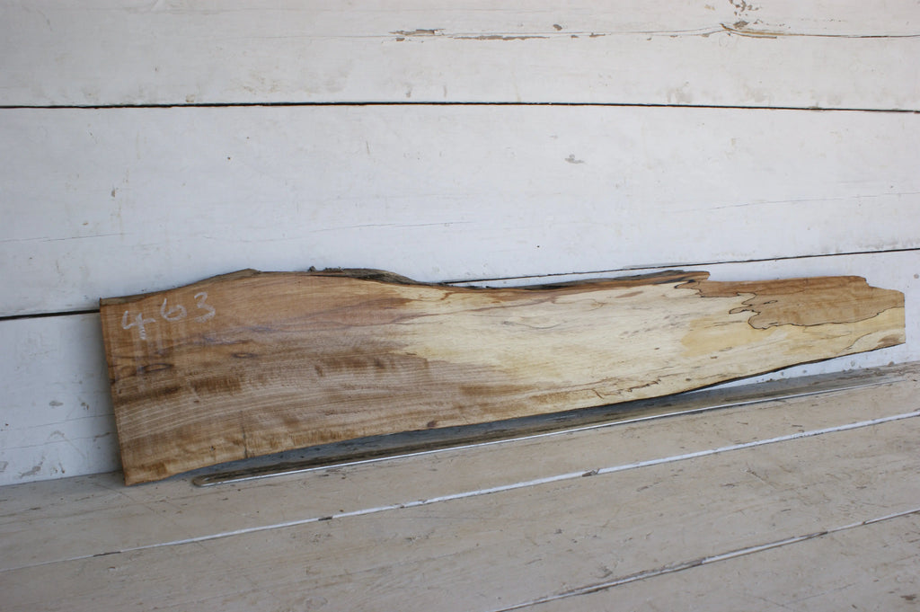 (463) SPALTED BEECH, HARDWOOD 1157 L x 202 - 91 W x 37 D (mm) SPALTED BEECH