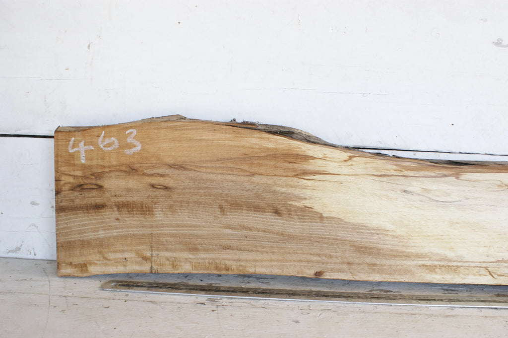 (463) SPALTED BEECH, HARDWOOD 1157 L x 202 - 91 W x 37 D (mm) SPALTED BEECH