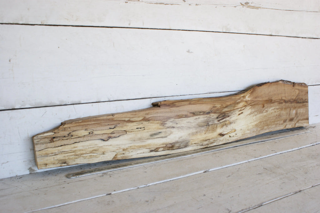 (463) SPALTED BEECH, HARDWOOD 1157 L x 202 - 91 W x 37 D (mm) SPALTED BEECH