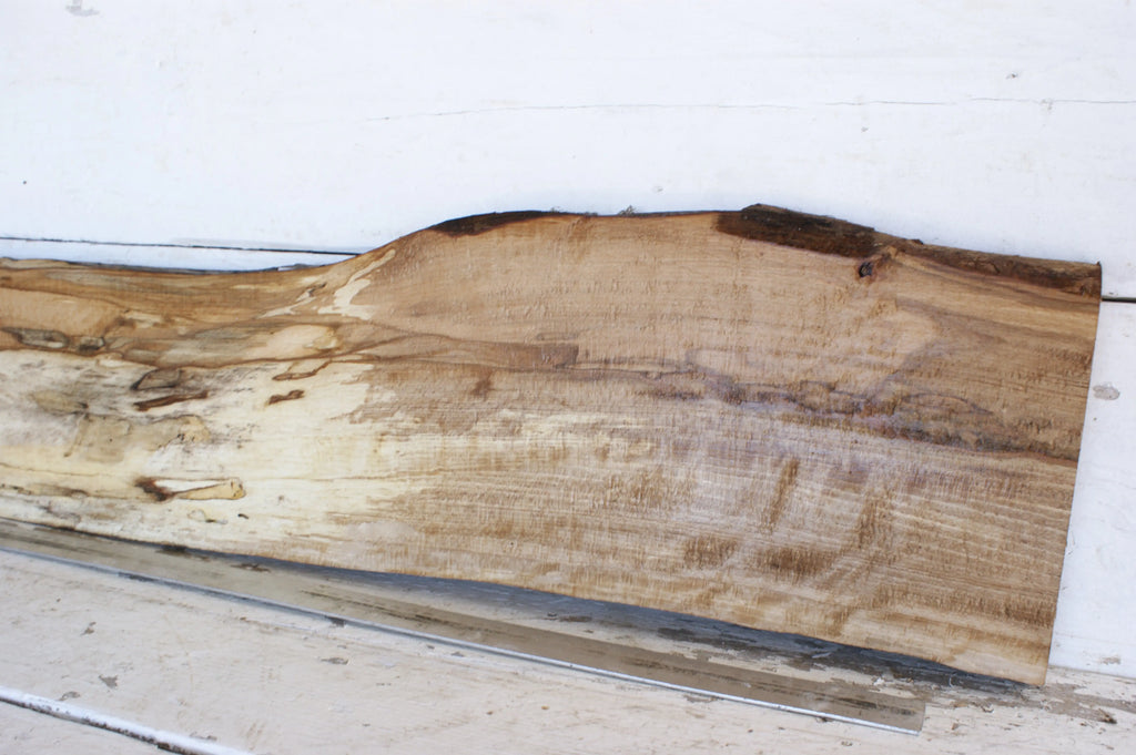 (463) SPALTED BEECH, HARDWOOD 1157 L x 202 - 91 W x 37 D (mm) SPALTED BEECH