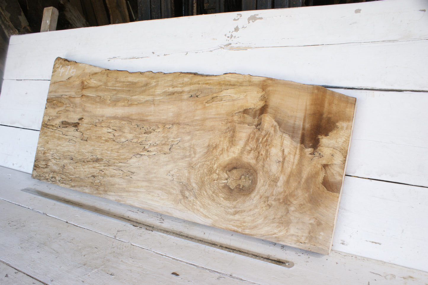 Spalted Sycamore 1145 L x 502 - 381 W x 43 D (mm) (476)