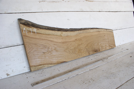 (479) AIR DRIED ENGLISH OAK, HARD WOOD 918 L x 374 - 204 W x 40 D (mm)