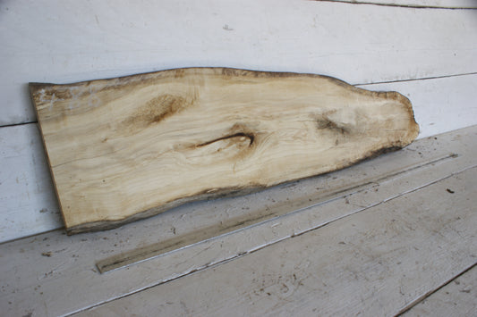 Hornbeam plank, 995 L x 260 - 125 W x 29 D (mm)  hardwood board (488)