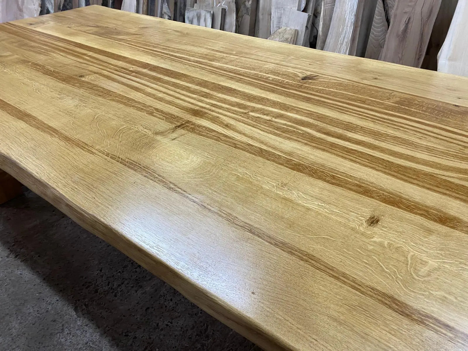 Solid oak refectory table 8-10 seater Dining Tables