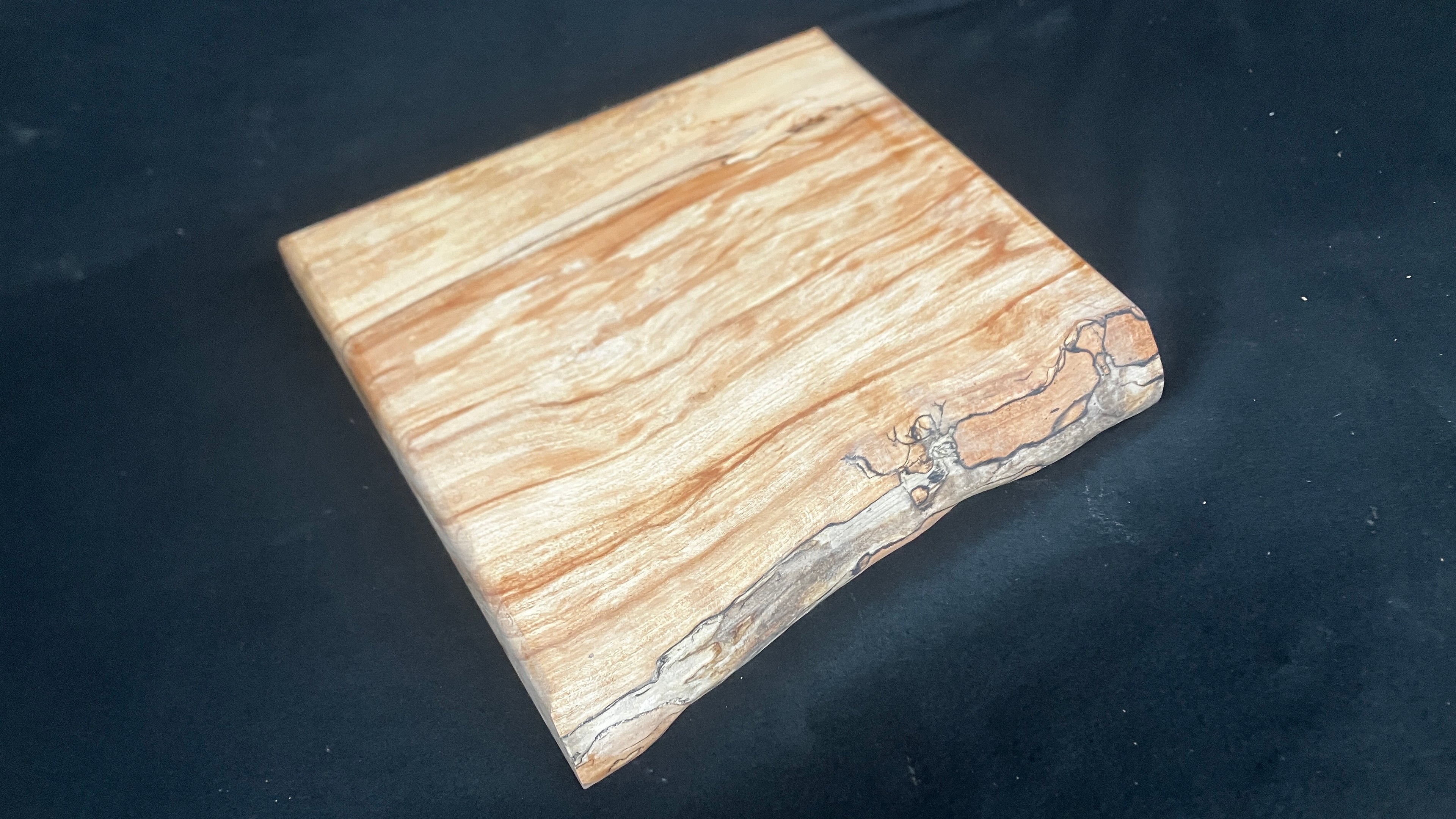 Spalted beech wooden Chopping Board medium size natural edge           (945)