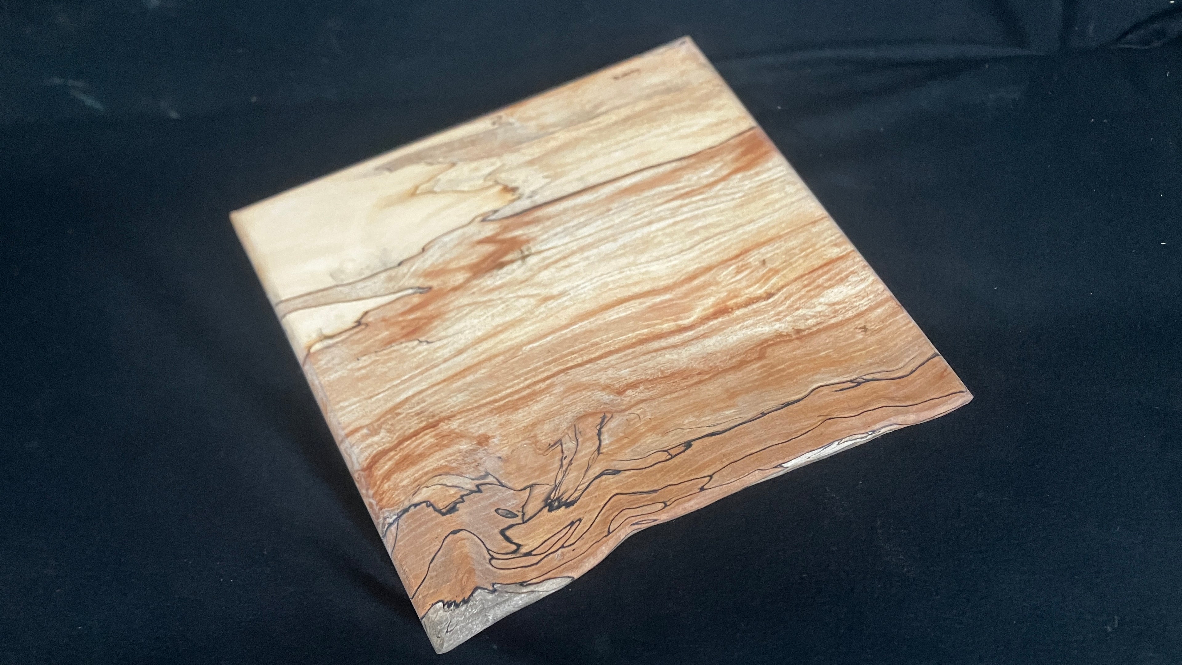 Spalted beech wooden Chopping Board medium size natural edge           (945)